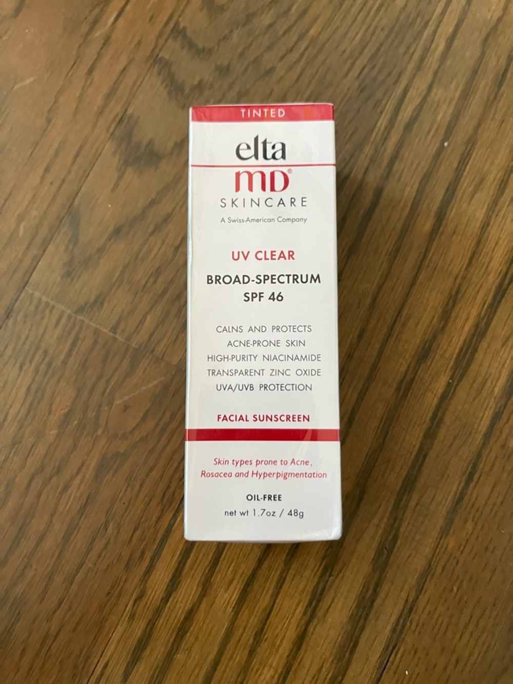 EltaMD White and Red Tinted UV Clear Broad-Spectrum SPF 46 Facial Sunscreen